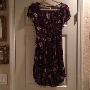 Kimchi Blue floral short sleeve dress size XS